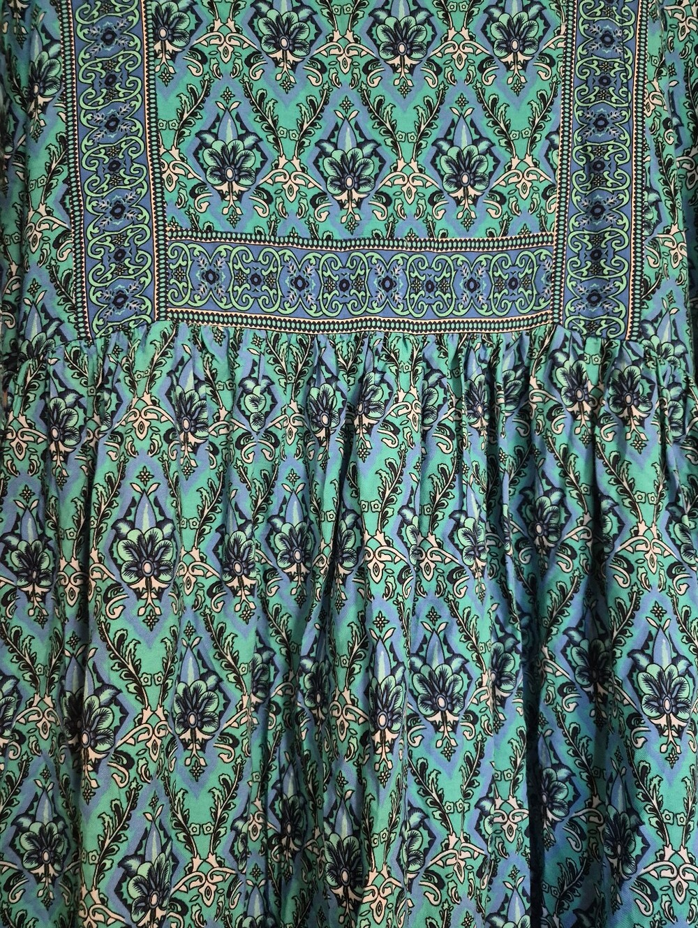 R. Vivimos Boho  Printed Tunic Top - Picture 4 of 10